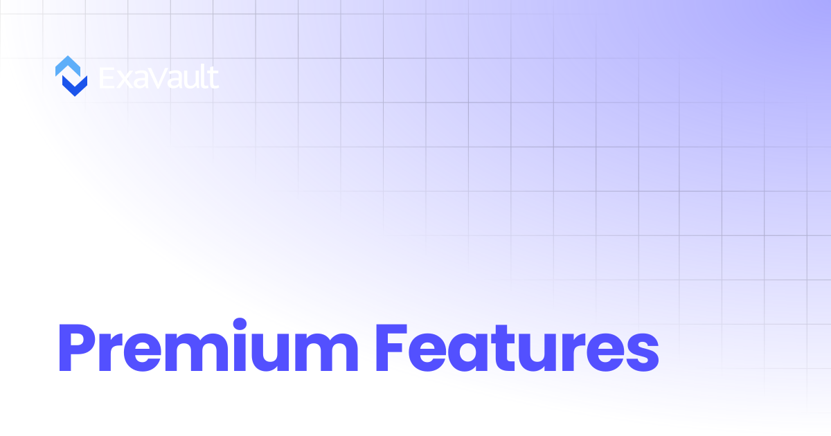 Premium Features | ExaVault (formerly SmartFile)