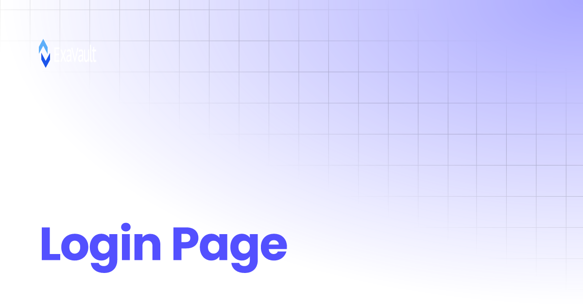 Login page exavault formerly smartfile 